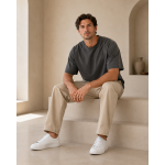 High sense men's summer fashion brand American vintage short sleeve T-shirt men